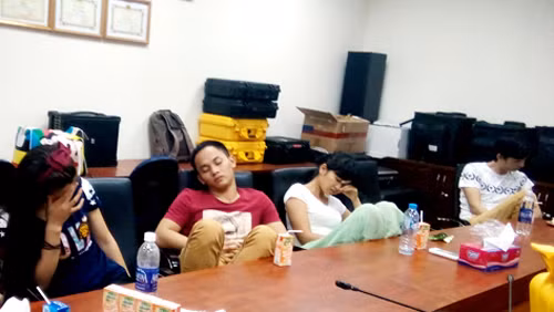 Nhóm tội phạm công nghệ cao người Trung Quốc. Ảnh: Công an cung cấp