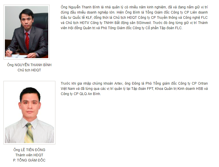 Chứng khoán Artex miễn nhiệm “thần tốc” vị trí Tổng Giám đốc ảnh 1