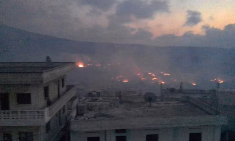 Quân đội Syria pháo kích dữ dội lực lượng Hồi giáo cực đoan ở Hama. Ảnh minh họa Masdar News