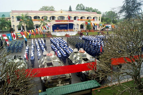 Lực lượng hải quân đánh bộ Việt Nam ra quân huấn luyện sẵn sàng chiến đấu