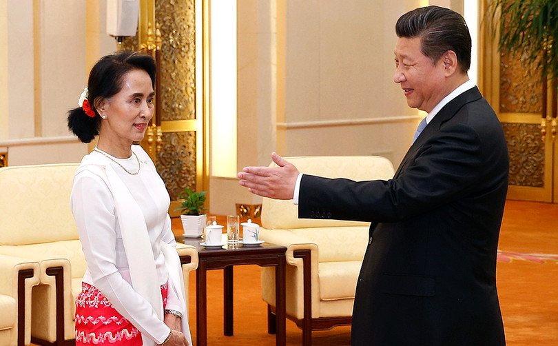 Bà San Suu Kyi vừa có chuyến thăm Trung Quốc