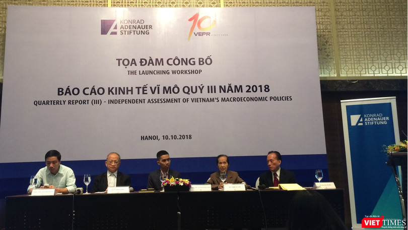 Tọa đàm công bố Báo cáo Kinh tế Vĩ mô Quý III/2018 (Ảnh: P.D)