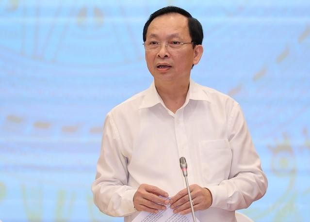 Phó Thống đốc NHNN Đào Minh Tú phát biểu tại họp báo Chính phủ thường kỳ tháng 7/2022 (Ảnh: VGP) Phó Thống đốc NHNN Đào Minh Tú phát biểu tại họp báo Chính phủ thường kỳ tháng 7/2022 (Ảnh: VGP)