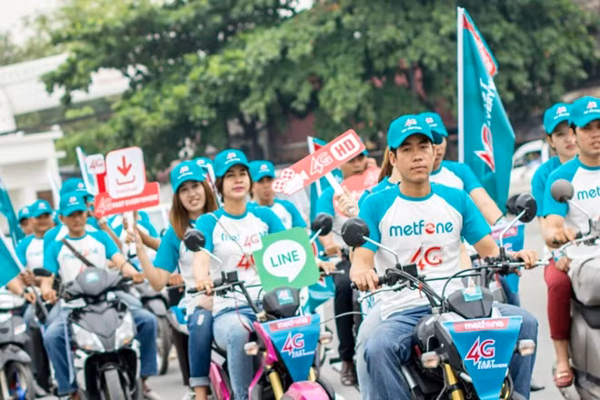 Metfone đang củng cố vững chắc vị trí số 1 tại thị trường Campuchia. (Nguồn: Metfone)