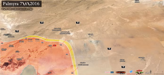 Hai lữ đoàn xe tăng Syria phản công về hướng đông nam tỉnh Homs