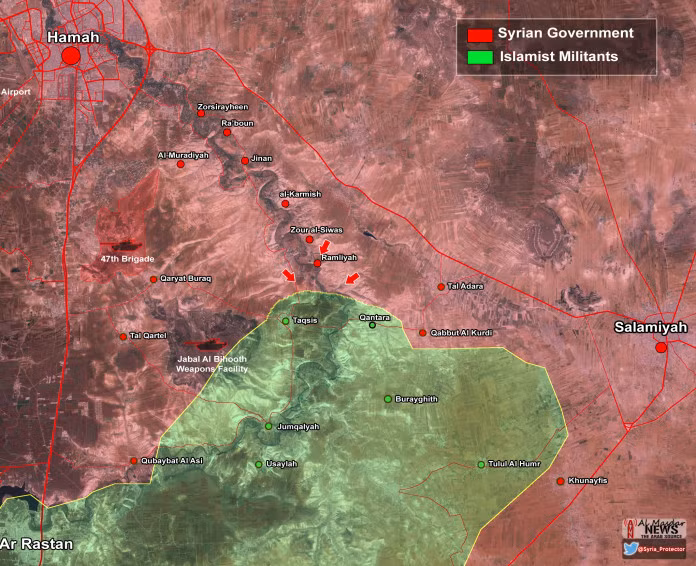 Chiến trường Al-Shamiya, Hama