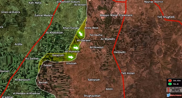 Quân đội Syria lại bị Jabhat Al Nusra đẩy lùi trên địa bàn Khan Touman, Aleppo