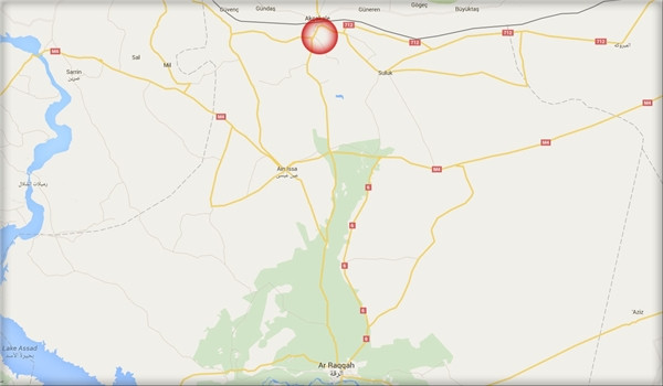 Thị trấn Tal Abyad thuộc tỉnh Raqqa, Syria