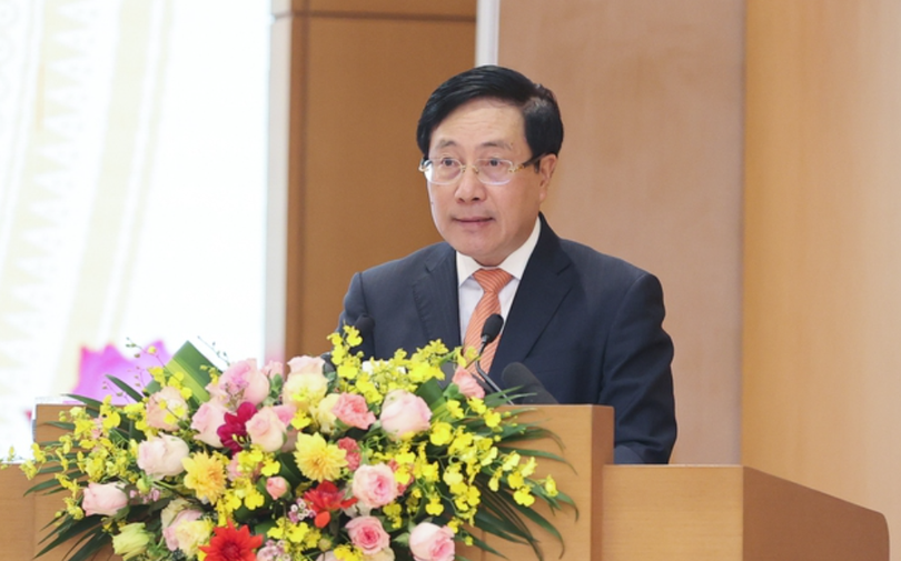 Phó Thủ tướng Phạm Bình Minh phát biểu tại Hội nghị trực tuyến của Chính phủ với các địa phương, diễn ra vào sáng 3/1/2022 (Ảnh: VGP) Phó Thủ tướng Phạm Bình Minh phát biểu tại Hội nghị trực tuyến của Chính phủ với các địa phương, diễn ra vào sáng 3/1/2022 (Ảnh: VGP)