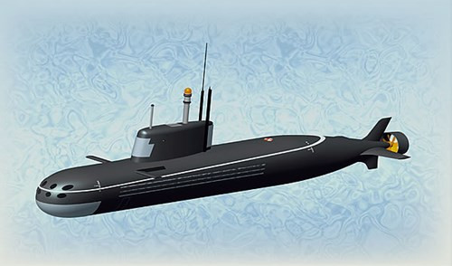 Tàu ngầm mini P-750.