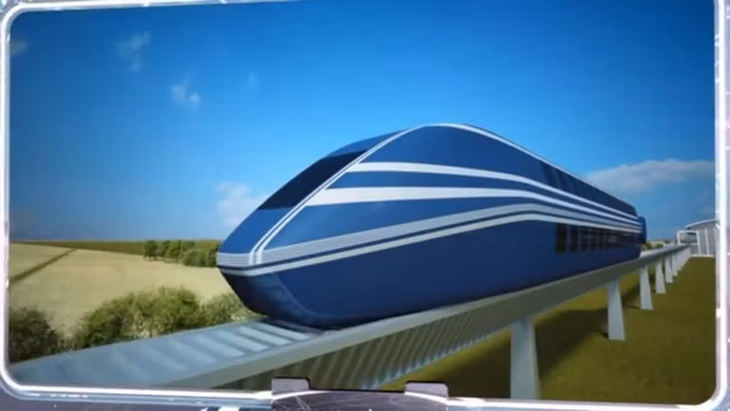 Siêu phẩm công nghệ tương lai - tàu siêu tốc trên cao
