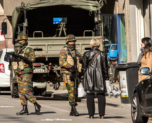 Bộ Nội vụ Bỉ cho biết quốc gia này đã nâng cảnh báo an ninh trên cả nước lên mức 4, mức cao nhất sau các vụ đánh bom ở thủ đô. Ảnh: AFP