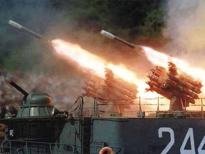 Hệ thống rockets chống ngầm RBU-6000.