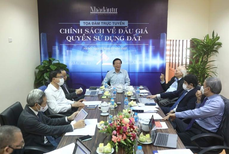 Toàn cảnh toạ đàm "Chính sách về đấu giá quyền sử dụng đất" do Tạp chí Nhà đầu tư tổ chức
