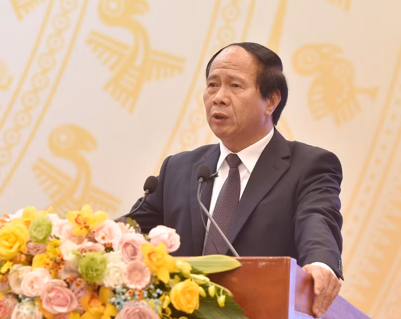 Phó Thủ tướng Lê Văn Thành phát biểu chỉ đạo Hội nghị triển khai kế hoạch năm 2022 của Bộ Giao thông vận tải (Ảnh: VGP)