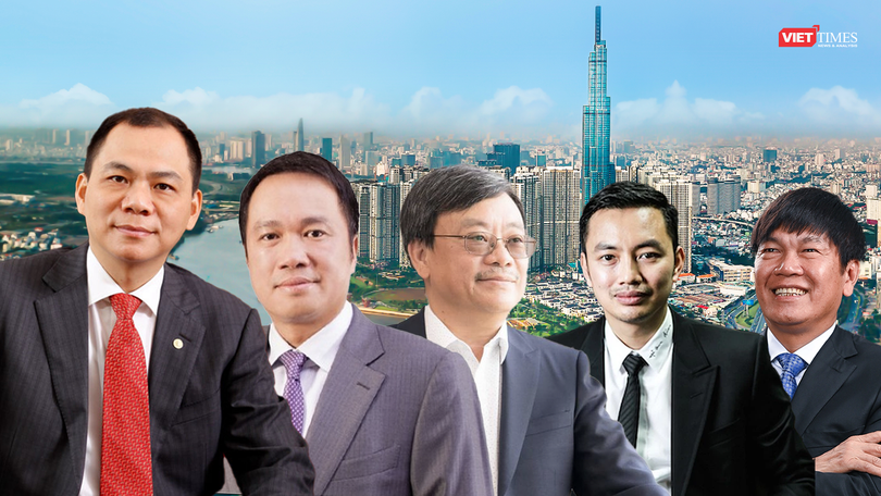 Từ vị trí số 2, vua thép Trần Đình Long đã trượt xuống cuối trong top 5 người giàu nhất Việt Nam.