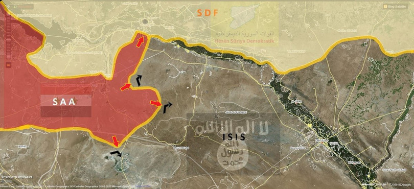 Quân “Hổ Syria” thần tốc tung đòn đánh chiếm 2 thị trấn gần sông Euphrates ảnh 1