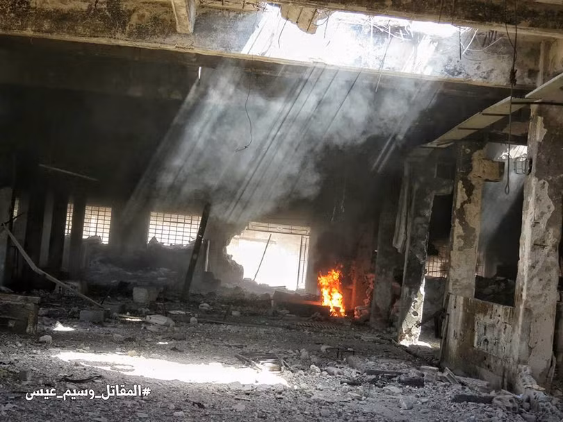 Quân đội Syria tấn công dữ dội cứ địa thánh chiến ngoại ô Damascus (video) ảnh 11