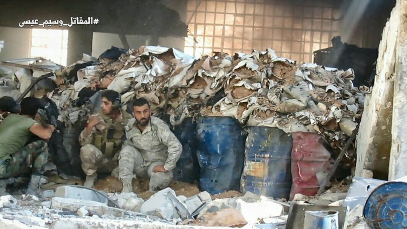 Quân đội Syria tấn công dữ dội cứ địa thánh chiến ngoại ô Damascus (video) ảnh 6