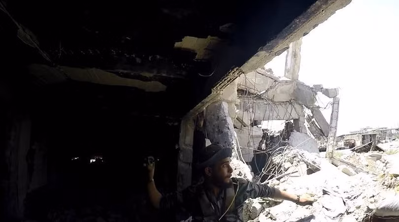 Quân đội Syria quyết thắng phe thánh chiến ngoại vi Damascus ảnh 24