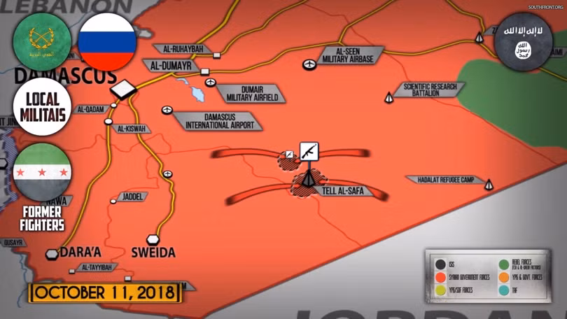 Tổng quan tình hình chiến sự Syria ngày 15.10.2018. Ảnh minh họa: South Front.