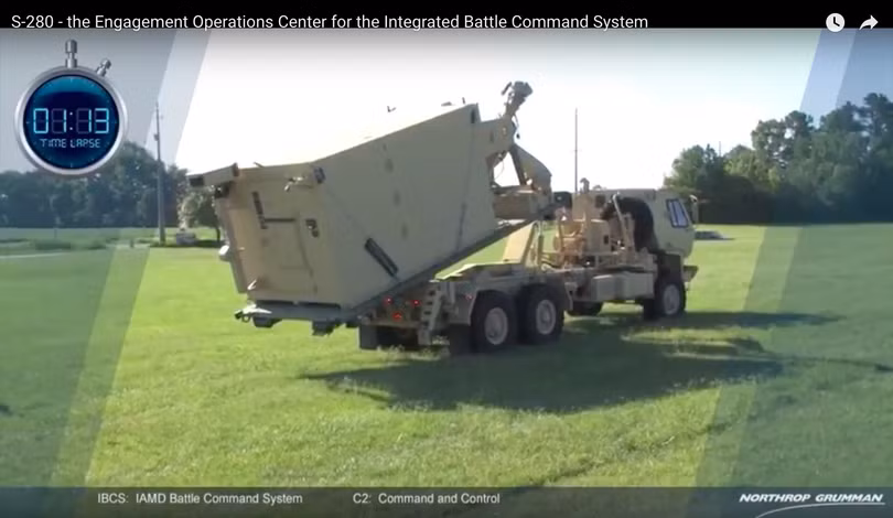 Trung tâm chỉ huy, điều hành tác chiến dạng mạng IBCS đang được triển khai. Ảnh minh họa Northrop Grumman