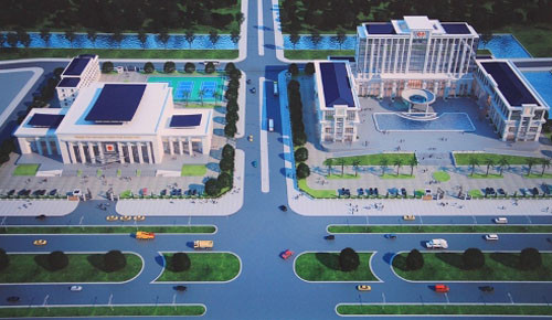 Phối cảnh Trung tâm hành chính TP Thanh Hóa. Ảnh: Lê Hoàng. Phối cảnh Trung tâm hành chính TP Thanh Hóa. Ảnh: Lê Hoàng.