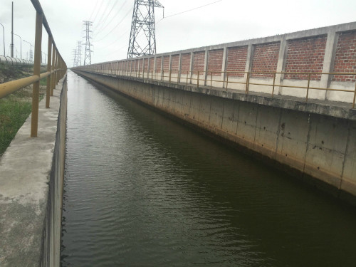 Hệ thống xử lý nước thải của Formosa Hà Tĩnh. Ảnh: Đức Hùng.