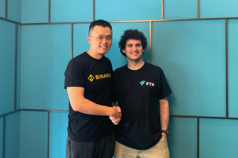 Bức ảnh chụp chung giữa CZ và Sam Bankman-Fried Bức ảnh chụp chung giữa CZ và Sam Bankman-Fried