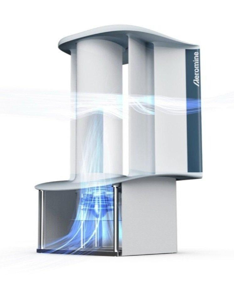 Công nghệ quạt gió Aeromine. Ảnh Interesting Engineering. Công nghệ quạt gió Aeromine. Ảnh Interesting Engineering.