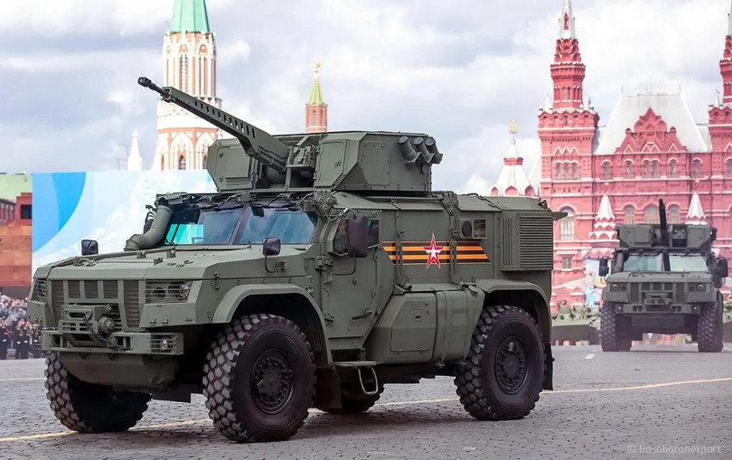 Trạm vũ khí điều khiển từ xa 32V01 (RCWS). Ảnh Rosoboronexport.