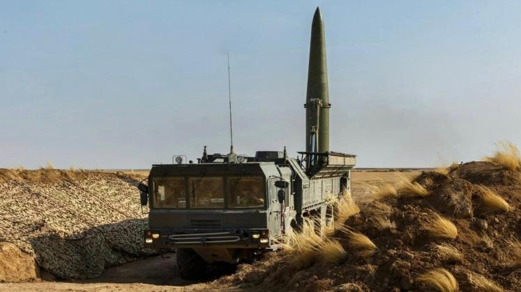 Hệ thống tên lửa đạn đạo Iskander-M của Nga. Ảnh Military Watch