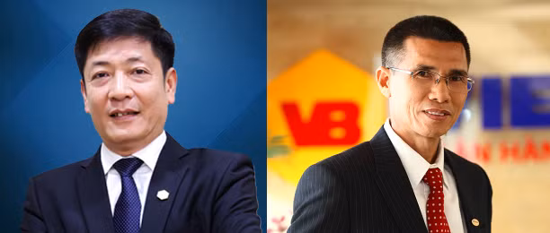 Ông Lê Huy Dũng (bên trái) giữ chức Quyền TGĐ VietBank sau khi ông Nguyễn Thanh Nhung rút khỏi "ghế nóng" CEO (Nguồn: SCB)
