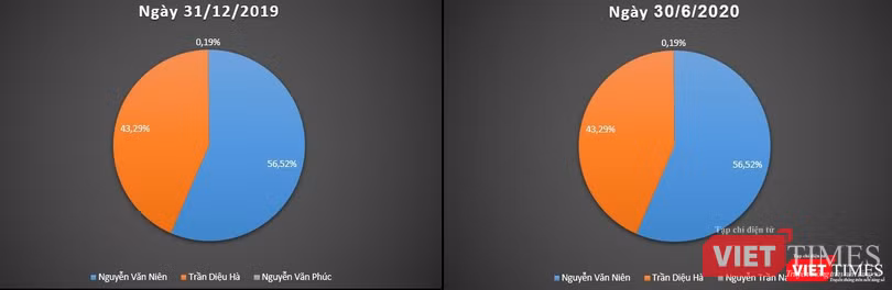 Cơ cấu cổ đông của CTCP Tập đoàn Sông Hồng Thủ Đô