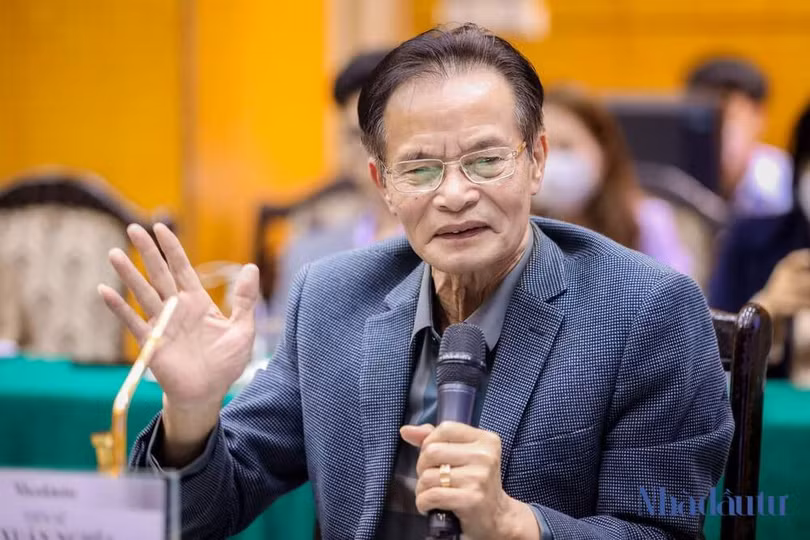 TS. Lê Xuân Nghĩa, Thành viên Hội đồng Tư vấn Chính sách Tiền tệ Quốc gia. Ảnh: Trọng Hiếu.