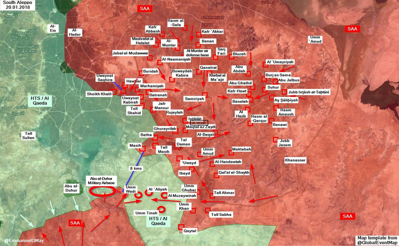 Vệ binh Syria xung trận chiếm liền 6 cứ địa phiến quân, sắp hội quân với “Hổ Syria“ ảnh 2