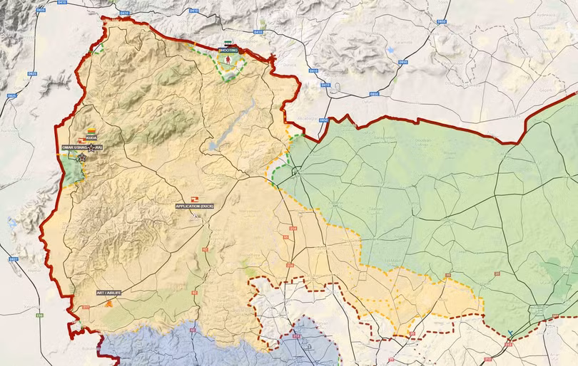 Khu vực Afrin thuộc vùng nông thôn phía bắc Aleppo - ảnh Muraselon