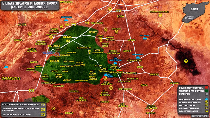 Ác chiến đẫm máu tại tại tử địa Đông Ghouta, Syria ảnh 1
