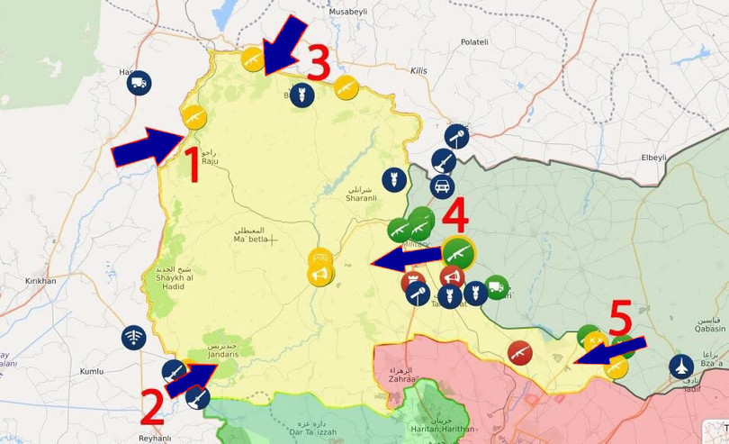 Giao tranh bùng phát dữ dội giữa người Kurd và quân đội Thổ Nhĩ Kỳ ở biên giới Syria ảnh 1