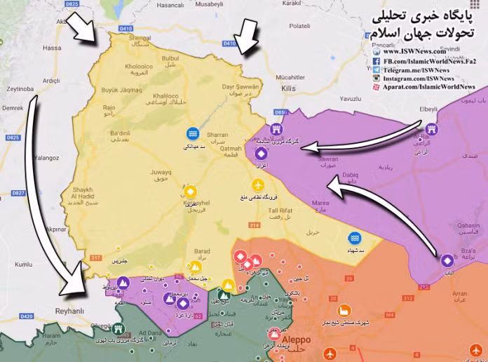 Quân đội Thổ Nhĩ Kỳ và lực lượng FSA bao vây phong tỏa, chuẩn bị tiến công vào khu vực Afrin Caton