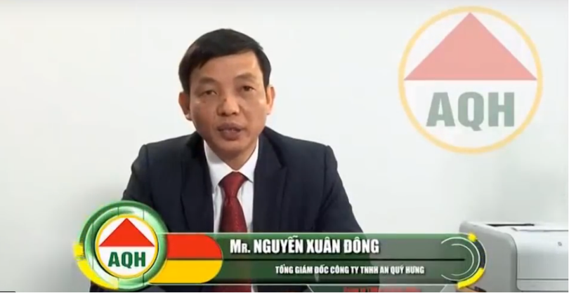 Ông Nguyễn Xuân Đông khi đảm nhiệm vị trí Tổng Giám đốc An Quý Hưng (Nguồn: AQH)