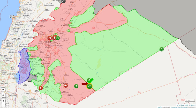 Quân đội Syria tấn công dữ dội phiến quân được Mỹ hậu thuẫn ảnh 1