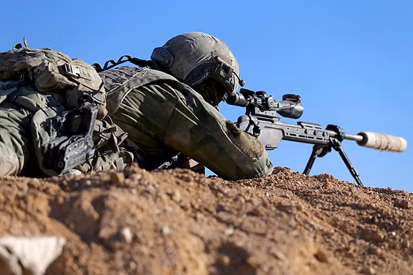 Một xạ thủ bắn tỉa của lực lượng đặc nhiệm