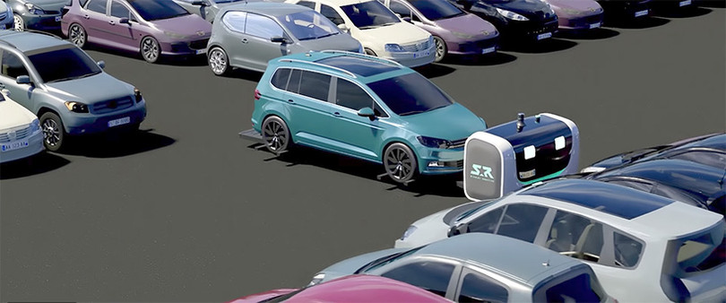 Robot Stan cất giữ xe ô tô trên sân bay