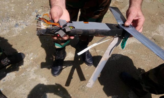 Chiếc máy bay không người lái Switchblade của quân đội Mỹ bị bắn hạ