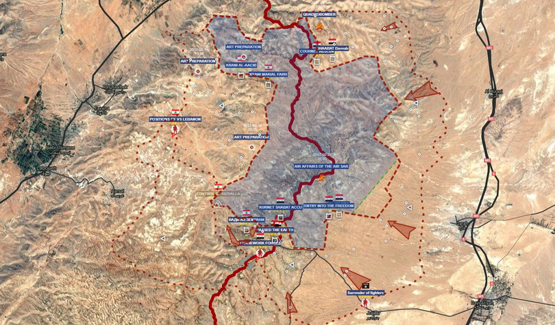 Quân đội Syria, Hezbollah tấn công dữ dội IS trên biên giới Lebanon (video) ảnh 1