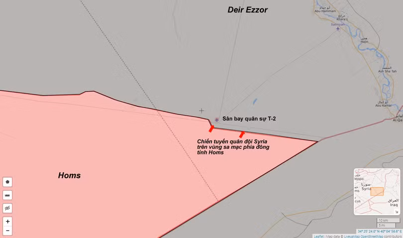 IS cầm chân quân đội Syria trên sa mạc Homs ảnh 1