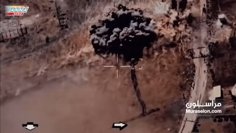 Không quân Nga hủy diệt lực lượng khủng bố trên chiến trường Daraa. Ảnh minh họa video ANNA.News