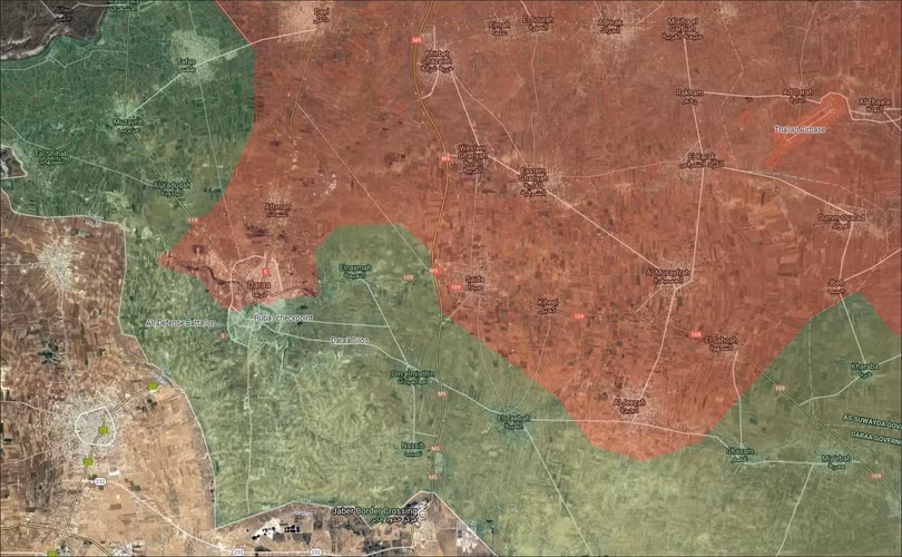 Quân đội Syria giải phóng thị trấn Saida, miền nông thôn đông nam thành phố Daraa. Ảnh minh họa Masdar News