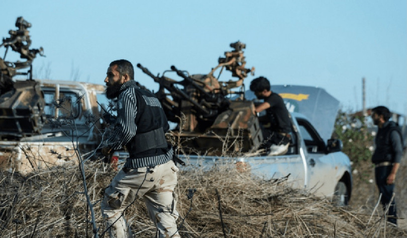 Các tay súng Hồi giáo cực đoan ở Daraa. Ảnh minh họa Masdar News